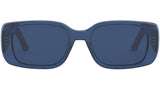 WilDior S2U Blue Low Rectangular Sunglasses