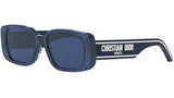 WilDior S2U Blue Low Rectangular Sunglasses