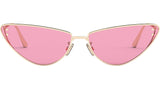 MissDior B1U Gold Cat Eye Sunglasses