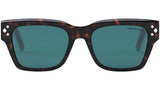 CD Diamond S2I Havana Geometric Sunglasses