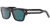 CD Diamond S2I Havana Geometric Sunglasses