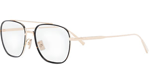 DiorBlackSuitO 13U Gold Pilot Eyeglasses