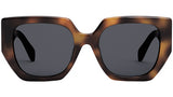 Triomphe Havana Butterfly Sunglasses