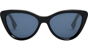 Lettering Black Cat Eye Sunglasses