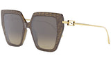 Baguette Brown Butterfly Sunglasses