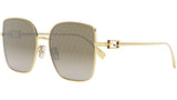 Baguette Gold Square Sunglasses