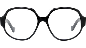 Anagram Black Geometric Eyeglasses