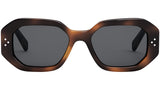 CELINE 3 Dots Havana Geometric Sunglasses