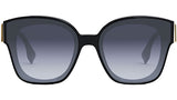 Fendi First Black Square Sunglasses