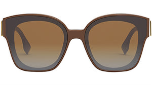 Fendi First Brown Square Sunglasses