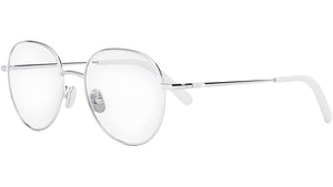 Mini CD O R3U  Silver Round Eyeglasses