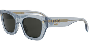 Fendi Roma Blue Rectangular Sunglasses