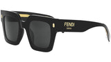 Fendi Roma Black Square Sunglasses