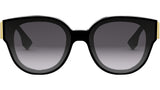 Fendi First Black Round Sunglasses