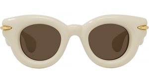 Inflated White Pantos Sunglasses