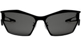 Giv Cut Black Geometric Sunglasses