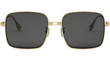 Baguette Yellow Square Sunglasses