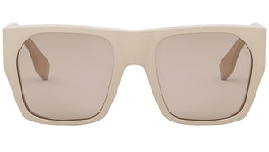 Baguette Brown Square Sunglasses