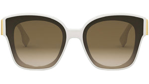 Fendi First Ivory Square Sunglasses