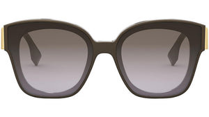 Fendi First Brown Square Sunglasses