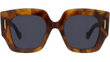 Anagram Havana Geometric Sunglasses