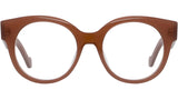 Anagram Red Round Eyeglasses