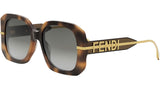 Fendigraphy Havana Square Sunglasses