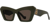 Anagram Green Cat Eye Sunglasses