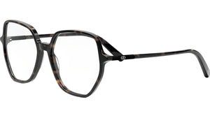 Mini CD O S8I Havana Geometric Eyeglasses