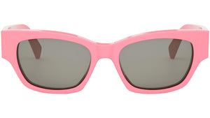 CELINE Monochroms Strawberry Cream Rectangular Sunglasses