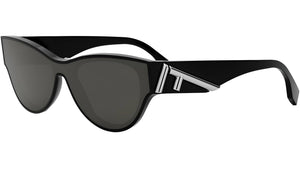 Fendi First Black Round Sunglasses