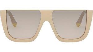 Fendi Way Brown Square Sunglasses