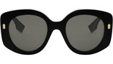 Fendi Roma Black Round Sunglasses