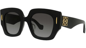 Anagram Black Geometric Sunglasses