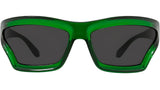 Paula's Ibiza Green Mask Sunglasses