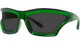 Paula's Ibiza Green Mask Sunglasses