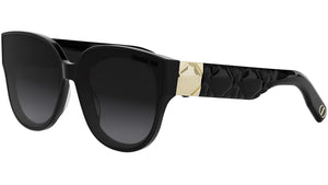 Lady 95.22 R3I Black Round Sunglasses