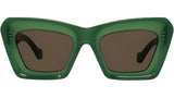 Anagram Green Cat Eye Sunglasses