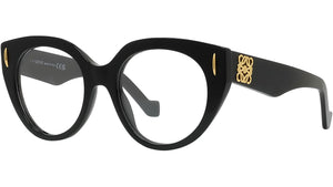 Anagram Black Geometric Eyeglasses