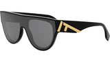 Fendi First Black Geometric Sunglasses