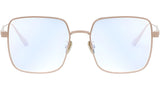 DiorCannageO S1F Rose Square Eyeglasses