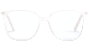 Mini CD O S1I White Square Eyeglasses