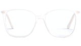 Mini CD O S1I White Square Eyeglasses