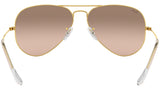 Aviator Gradient RB3025 001/3E Gold Silver