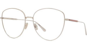 GemDiorO R3U Gold Geometric Eyeglasses