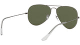 Aviator Flash Lenses RB3025 029/30 Matte Gunmetal Silver