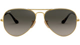 Aviator Havana Collection RB3025 181/71 Gold Grey