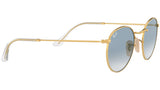 Round Flat Lenses RB3447N gold azure