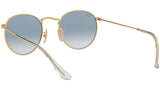 Round Flat Lenses RB3447N gold azure