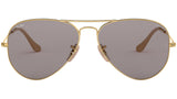 Aviator Washed Evolve RB3025 9064V8 Gold Grey